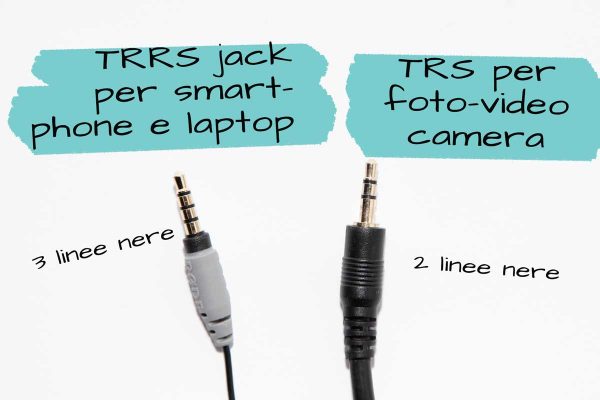 connettori audio TRRS vs TRS