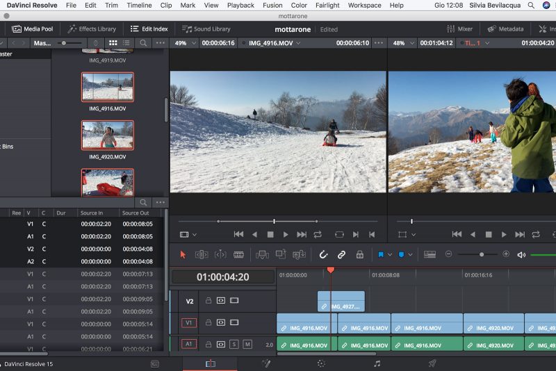 DaVinci Resolve - montaggi video gratuito