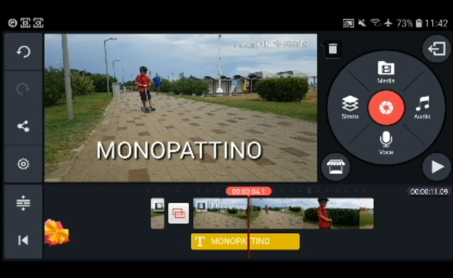 kinemaster app per creare video