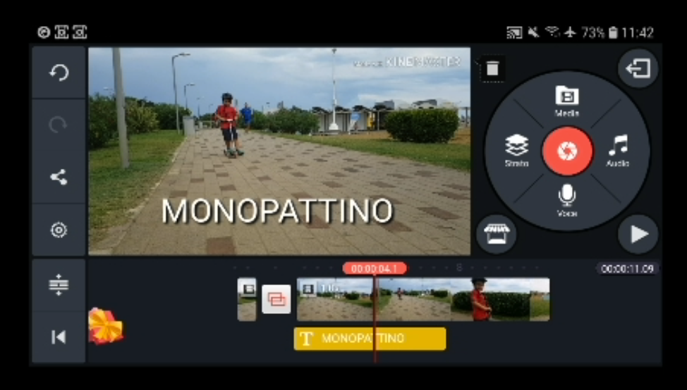 kinemaster app per creare video