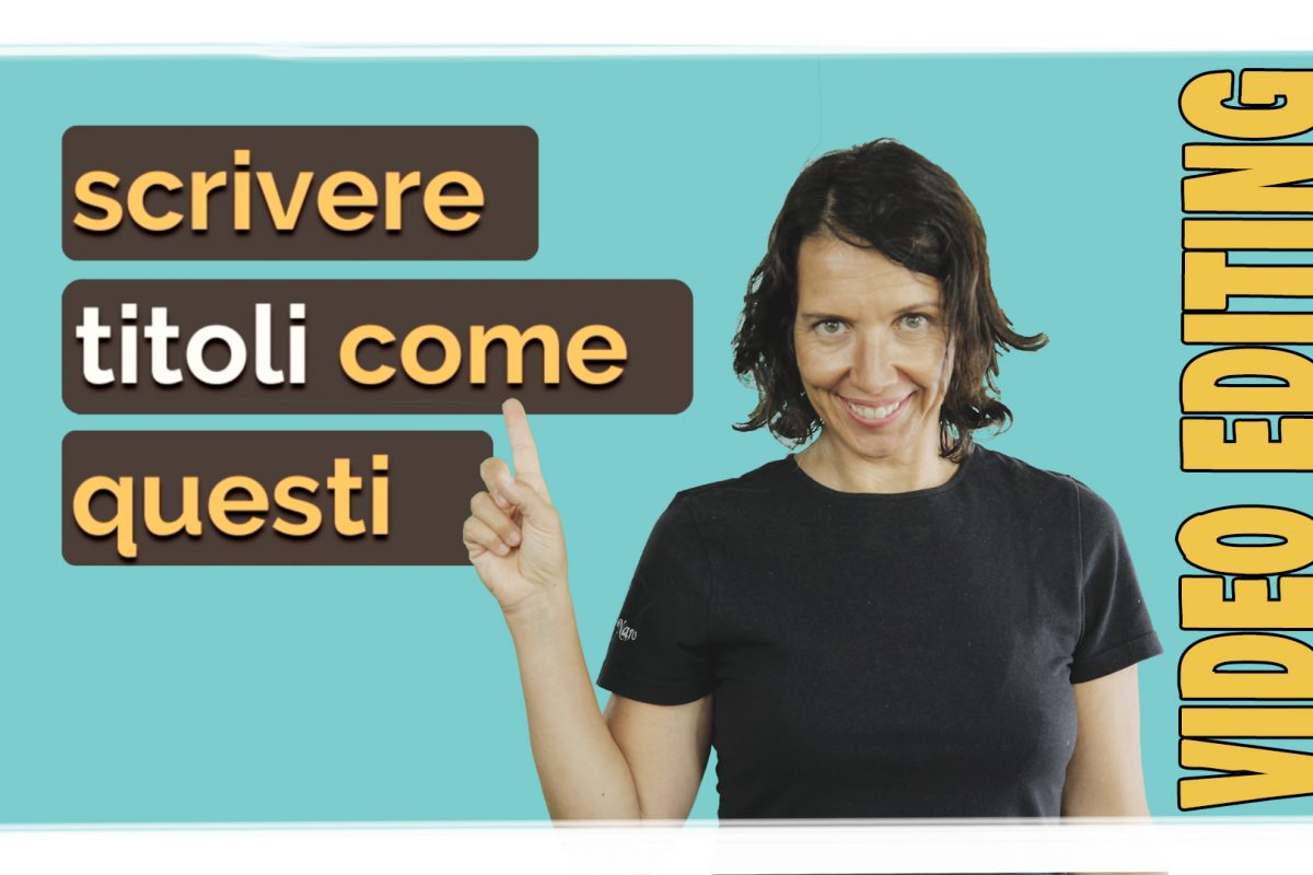 scrivere testi su video