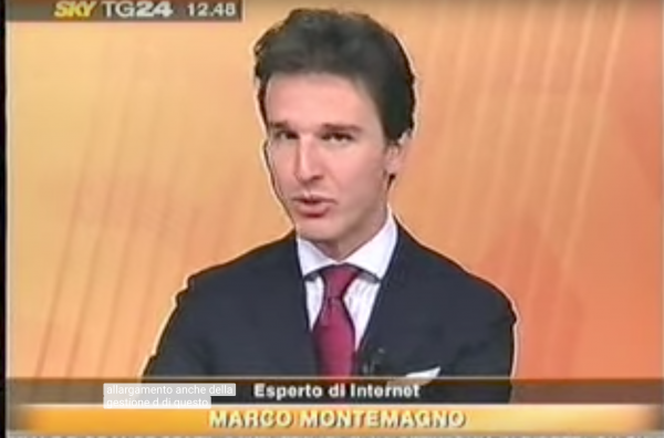 immagine di SkyTG24 con Montemagno