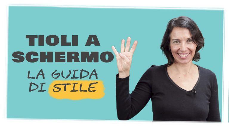 titoli a schermo